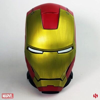 Semic - Iron Man MKIII casque - 25 cm - Objet décoratif - Tirelire - Publicité Semic - Iron Man MKIII casque - 25 cm - Objet décoratif - Tirelire - Publicité