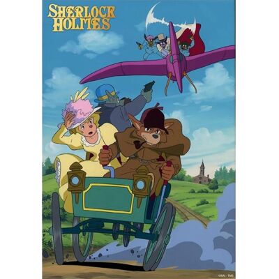 Semic Sherlock Hound Sherlockvsmoriarty Panel Affiche - Anime Victorien Semic Sherlock Hound Sherlockvsmoriarty Panel Affiche - Anime Victorien