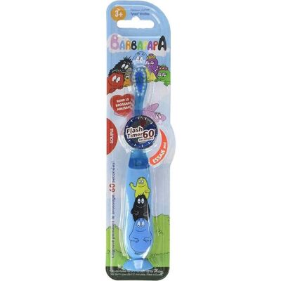 Brosse à dents lumineuse pour enfants TINOKOU avec ventouse - Barbapapa Rose - Publicité Brosse à dents lumineuse pour enfants TINOKOU avec ventouse - Barbapapa Rose - Publicité
