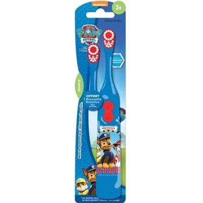 Brosse à Dents Électrique Paw Patrol Tinokou - 3+ Ans - Ergonomique & Batterie - Publicité Brosse à Dents Électrique Paw Patrol Tinokou - 3+ Ans - Ergonomique & Batterie - Publicité