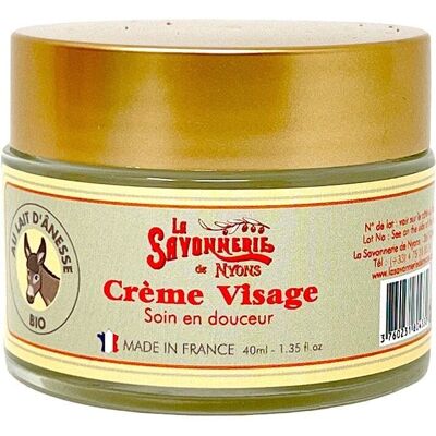 Crema Facial Orgánica Leche de Burra de Nyons - Hidratante y Nutritiva Crema Facial Orgánica Leche de Burra de Nyons - Hidratante y Nutritiva