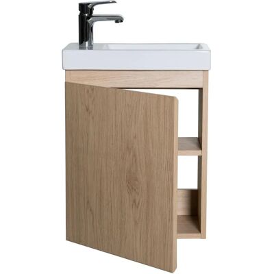 Mueble lavabo reversible LISA de Roble - Muebles Mueble lavabo reversible LISA de Roble - Muebles