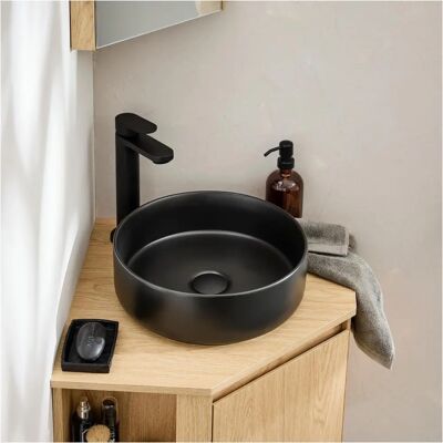 Lavabo rotondo in ceramica Mob-in Diego - Bagno Lavabo rotondo in ceramica Mob-in Diego - Bagno