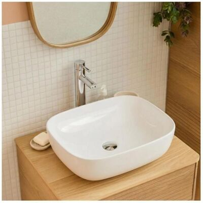Lavabo ovale in ceramica Mob-in - Lavabo da bagno Lavabo ovale in ceramica Mob-in - Lavabo da bagno