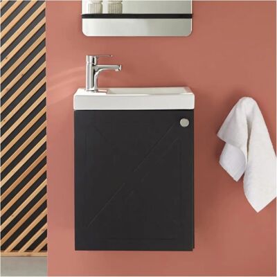 Mobile lavabo in resina reversibile AVA moderno da parete Mobile lavabo in resina reversibile AVA moderno da parete