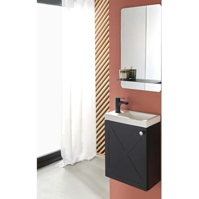 Mob In - AVA - Schwarzkarbon - Reversibel - Bathroom vanity Mob In - AVA - Schwarzkarbon - Reversibel - Bathroom vanity