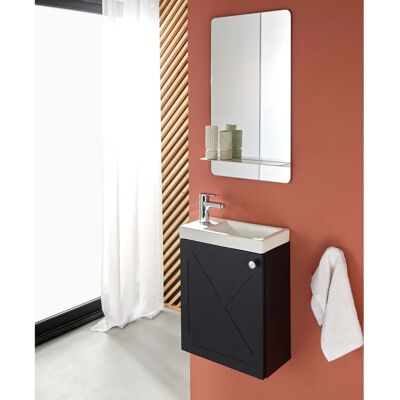 Mob In - AVA - Left/Right reversible - MDF matte - Lavabo per bagno Mob In - AVA - Left/Right reversible - MDF matte - Lavabo per bagno