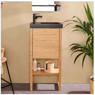Mueble de baño Mob In ATOLL con lavabo reversible - Mueble de baño Mueble de baño Mob In ATOLL con lavabo reversible - Mueble de baño