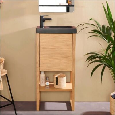 Mueble de baño Mob In ATOLL con lavabo reversible - Mueble de baño Mueble de baño Mob In ATOLL con lavabo reversible - Mueble de baño