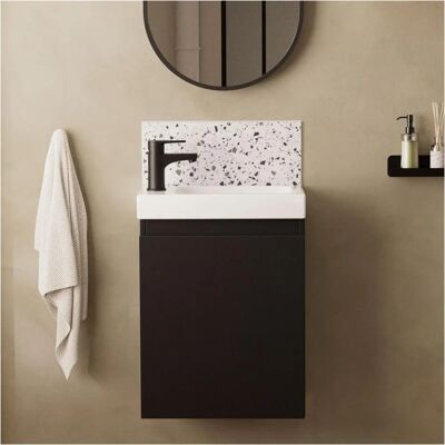Marca Modelo - Lavabo reversible - Puerta de cierre suave - Mueble Marca Modelo - Lavabo reversible - Puerta de cierre suave - Mueble