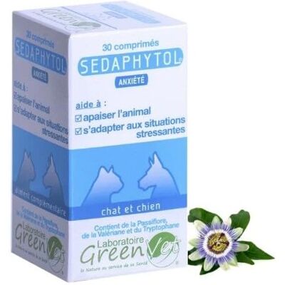 Greenvet Sedaphytol pour Chiens & Chats 30 cp - Complément relaxant - Publicité Greenvet Sedaphytol pour Chiens & Chats 30 cp - Complément relaxant - Publicité