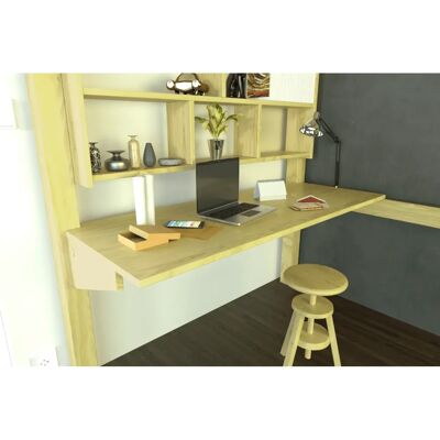 ABC Table de Nuit pour Lit Mezzanine - 120cm, Miel, Bois, Compacte - Table Nuit - Publicité ABC Table de Nuit pour Lit Mezzanine - 120cm, Miel, Bois, Compacte - Table Nuit - Publicité