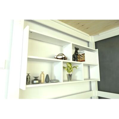 ABC MEUBLES Mensola a Parete Bianca per Letto a Soppalco - Mensola ABC MEUBLES Mensola a Parete Bianca per Letto a Soppalco - Mensola