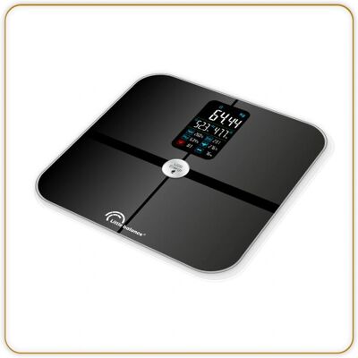 Little Balance Connect-4 Körperwaage - Schwarz - 180kg Little Balance Connect-4 Körperwaage - Schwarz - 180kg