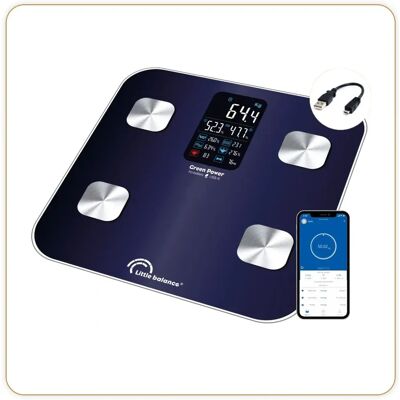 Pèse-personne électronique LITTLE BALANCE 8661 avec Bluetooth et impedance bioélectrique - Publicité Pèse-personne électronique LITTLE BALANCE 8661 avec Bluetooth et impedance bioélectrique - Publicité
