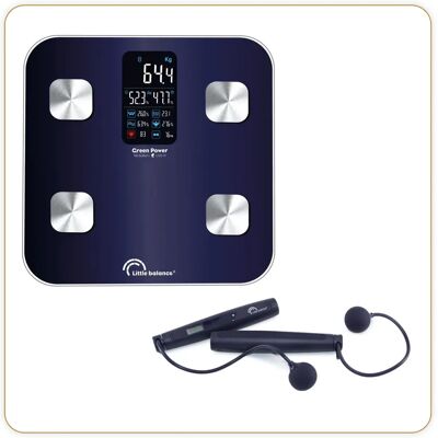 Impedenziometro Little Balance con corda per saltare - 180kg/100g Impedenziometro Little Balance con corda per saltare - 180kg/100g