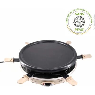 Little Balance Happy queso trío raclette parrilla - 6 personas - 1200W Little Balance Happy queso trío raclette parrilla - 6 personas - 1200W