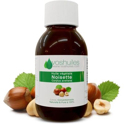 Voshuiles Huile de Noisette - 100ml - Application cutanée - Publicité Voshuiles Huile de Noisette - 100ml - Application cutanée - Publicité