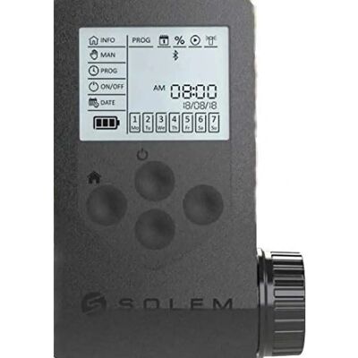 Minuterie d'Eau Bluetooth Solem - 1 Station - Programmation Facile - Publicité Minuterie d'Eau Bluetooth Solem - 1 Station - Programmation Facile - Publicité