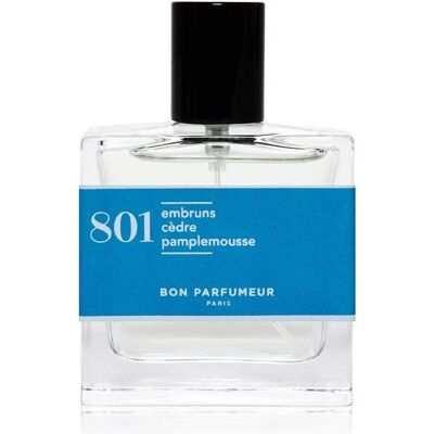 Bon Parfumeur 801 Embruns Cèdre Pamplemousse Eau de Parfum - 30 ml Bon Parfumeur 801 Embruns Cèdre Pamplemousse Eau de Parfum - 30 ml