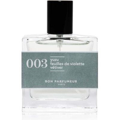 Bon Parfumeur 003 Yuzu Veilchenblätter Vetiver Eau de Parfum - 30ml Bon Parfumeur 003 Yuzu Veilchenblätter Vetiver Eau de Parfum - 30ml