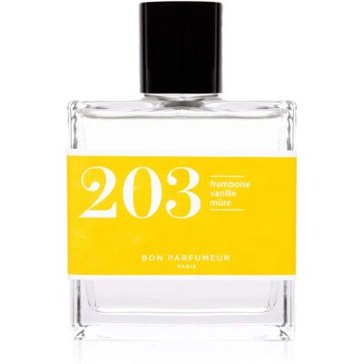 Bon Parfumeur 203 Bringebær, Vanilje, Bjørnebær Eau de Parfum - 100ml Bon Parfumeur 203 Bringebær, Vanilje, Bjørnebær Eau de Parfum - 100ml