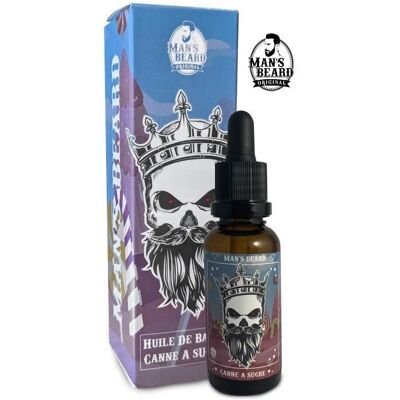 Huile de Barbe parfumée - Canne à Sucre - 30ml - Publicité Huile de Barbe parfumée - Canne à Sucre - 30ml - Publicité