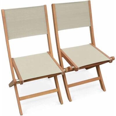 ALICE'S GARDEN Eucalyptus Garden Chairs - FSC-Cert Wood, Weatherproof ALICE'S GARDEN Eucalyptus Garden Chairs - FSC-Cert Wood, Weatherproof