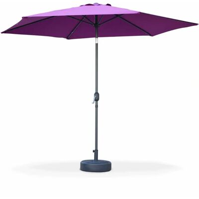 SWEEEK Aluminium Rundschirm - 300cm - Verstellbarer Neigungswinkel - Langlebig SWEEEK Aluminium Rundschirm - 300cm - Verstellbarer Neigungswinkel - Langlebig