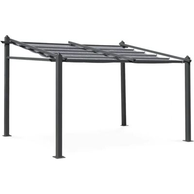 SWEEEK Murum Wandpergola - Retraktables Polyester-Dach SWEEEK Murum Wandpergola - Retraktables Polyester-Dach