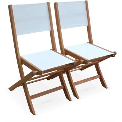 SWEEEK Almeria White - Garden Chairs - Foldable SWEEEK Almeria White - Garden Chairs - Foldable
