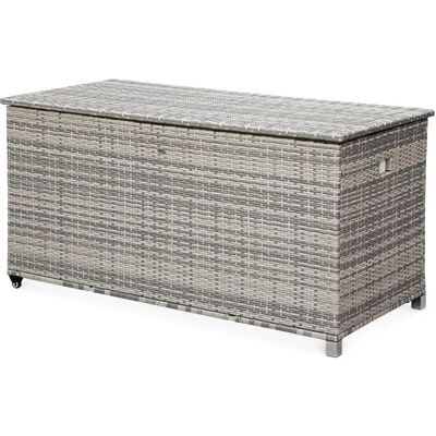 Sweeek Gartenschrank - Grau - 790L - Robust & Witterungsbeständig Sweeek Gartenschrank - Grau - 790L - Robust & Witterungsbeständig