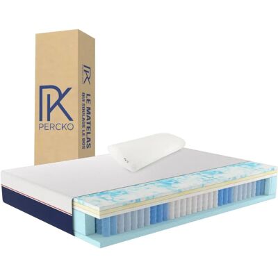 Matelas hybride PERCKO 80x200cm - Soutien & Confort - Publicité Matelas hybride PERCKO 80x200cm - Soutien & Confort - Publicité