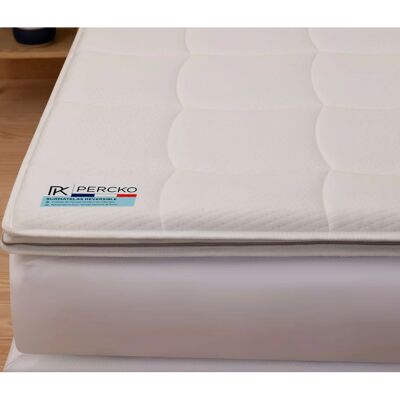 PERCKO - Surmatelas réversible pour le dos - 140x190cm - Mattress Topper - Publicité PERCKO - Surmatelas réversible pour le dos - 140x190cm - Mattress Topper - Publicité