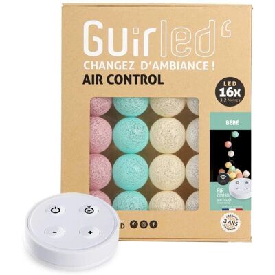Guirled Guirlande lumineuse coton rose - 16 boules 1,6m - Veilleuse bébé - Publicité Guirled Guirlande lumineuse coton rose - 16 boules 1,6m - Veilleuse bébé - Publicité