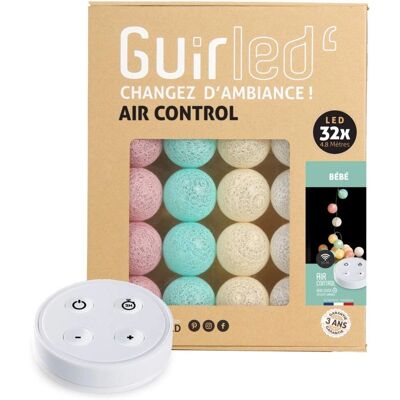 Guirled Guirlande Lumineuse Boules Coton - Rose Bébé - Éclairage - Publicité Guirled Guirlande Lumineuse Boules Coton - Rose Bébé - Éclairage - Publicité