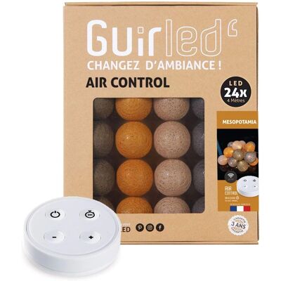 Guirled Mésopotamie Guirlande Lumineuse Coton LED - 24 Boules 2,4m - Veilleuse Bébé - Publicité Guirled Mésopotamie Guirlande Lumineuse Coton LED - 24 Boules 2,4m - Veilleuse Bébé - Publicité