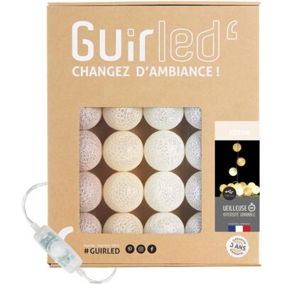 Guirled Fita de luz LED - 3,2m, Bege, 32 Lâmpadas - Uso interno Guirled Fita de luz LED - 3,2m, Bege, 32 Lâmpadas - Uso interno