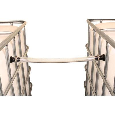 Multicuves - Kit 2 cuves 1000 L - Ø32 mm - 50 cm - Pipe kit - Publicité Multicuves - Kit 2 cuves 1000 L - Ø32 mm - 50 cm - Pipe kit - Publicité