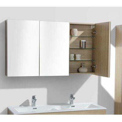 STANO Rovere Chiaro Mobile da Bagno Sospeso - Tipo Bagno STANO Rovere Chiaro Mobile da Bagno Sospeso - Tipo Bagno