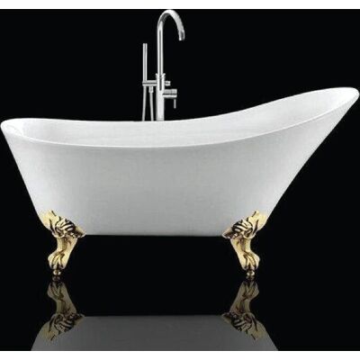 Bañera independiente vintage Rogier & Mothes - 161cm - Blanco Bañera independiente vintage Rogier & Mothes - 161cm - Blanco