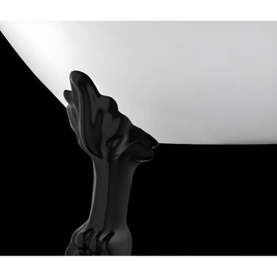 Vasca da bagno indipendente Rogier & Mothes Bianca - 155/171cm, Piedi Leone/Aquila Vasca da bagno indipendente Rogier & Mothes Bianca - 155/171cm, Piedi Leone/Aquila