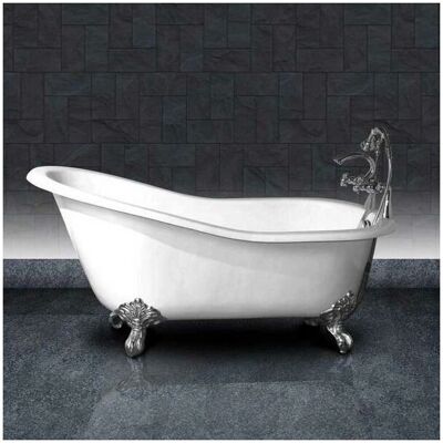 BAÑERA DE HIERRO ASHFORD BLANCA - PEQUEÑA Y ELEGANTE BAÑERA DE HIERRO ASHFORD BLANCA - PEQUEÑA Y ELEGANTE