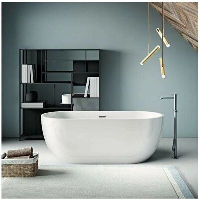 Bañera exenta Boston - Acrílico Moderno, 180 cm Bañera exenta Boston - Acrílico Moderno, 180 cm