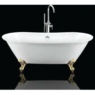 Bañera vintage Rogier & Mothes 165cm - Blanco, Patas de águila, Retro Bañera vintage Rogier & Mothes 165cm - Blanco, Patas de águila, Retro