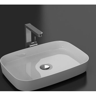 STANO - SIENA - Blanco - Mármol cultivado - Lavabo STANO - SIENA - Blanco - Mármol cultivado - Lavabo