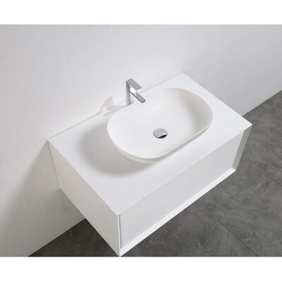 STANO Palio 90cm Mueble de baño suspendido blanco mate STANO Palio 90cm Mueble de baño suspendido blanco mate