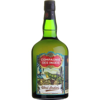 Compagnie des Indes West Indies Rhum Blendé 8 ans 0,7l 40% - Publicité Compagnie des Indes West Indies Rhum Blendé 8 ans 0,7l 40% - Publicité