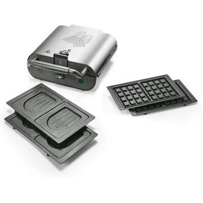 Macchina per Waffle e Sandwich Senya - Grigia - Utensile da Cucina Macchina per Waffle e Sandwich Senya - Grigia - Utensile da Cucina