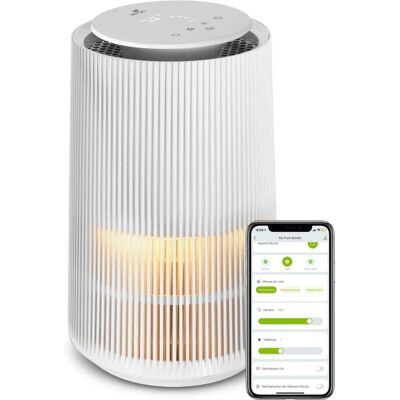 Purificador de ar branco SENYA - 30-60m², HEPA 13, Controle por app Purificador de ar branco SENYA - 30-60m², HEPA 13, Controle por app
